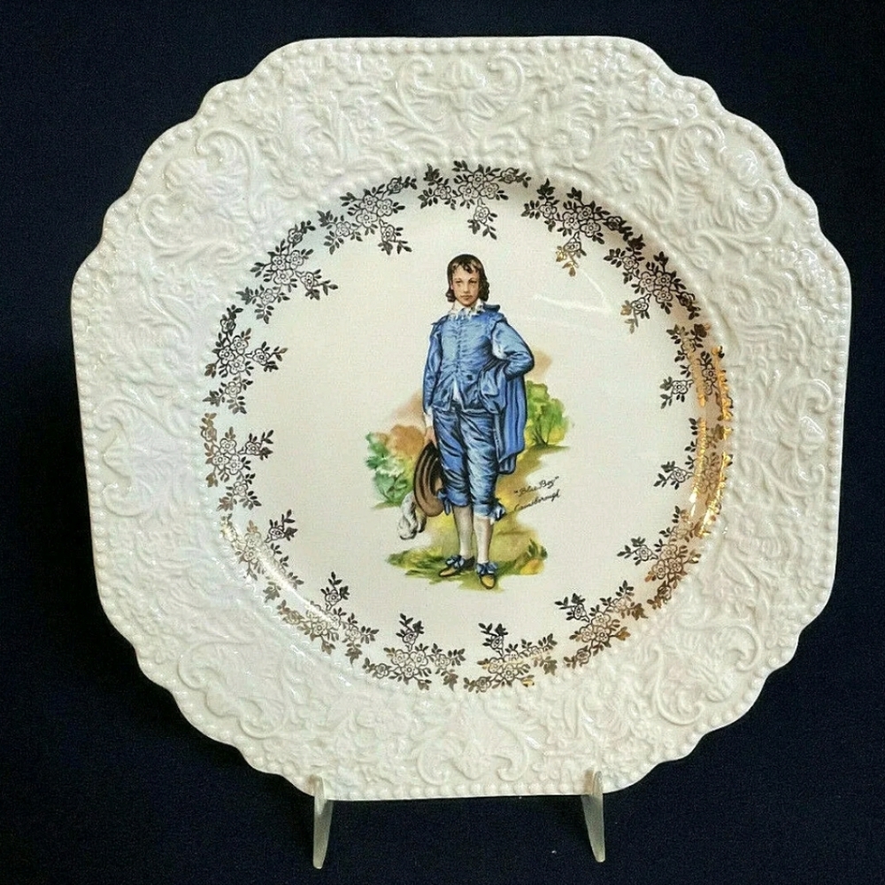 Lord Nelson Pottery "Blue Boy and Pinky Gainsborough" - Decorative Plate England